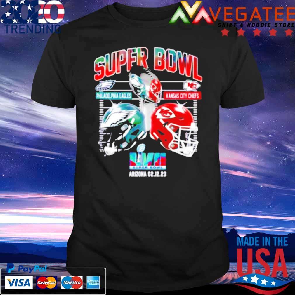 Nfl Super Bowl 2023 Between Philadelphia Eagles And Kansas City Chiefs Matchup Shirt