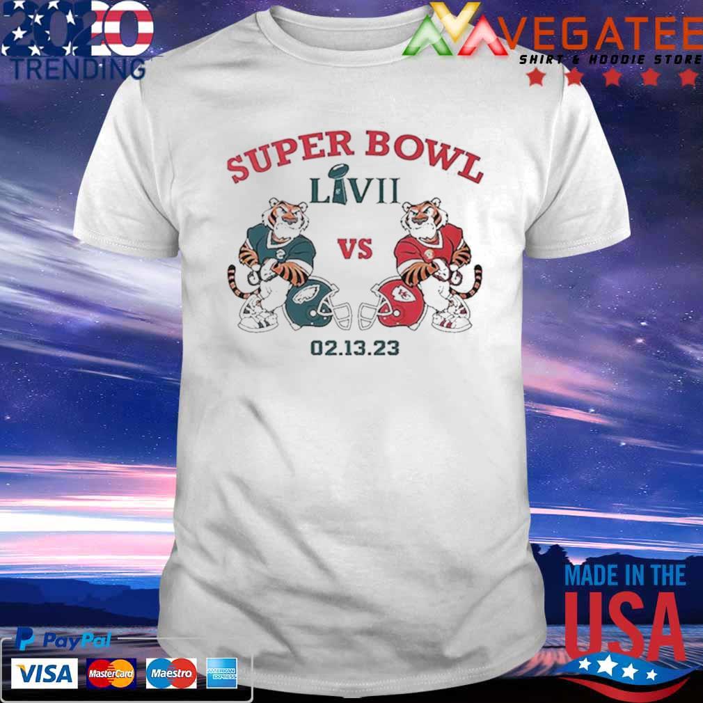 Tigers Eagles vs Chiefs Super Bowl LVII Champions 2023 shirt