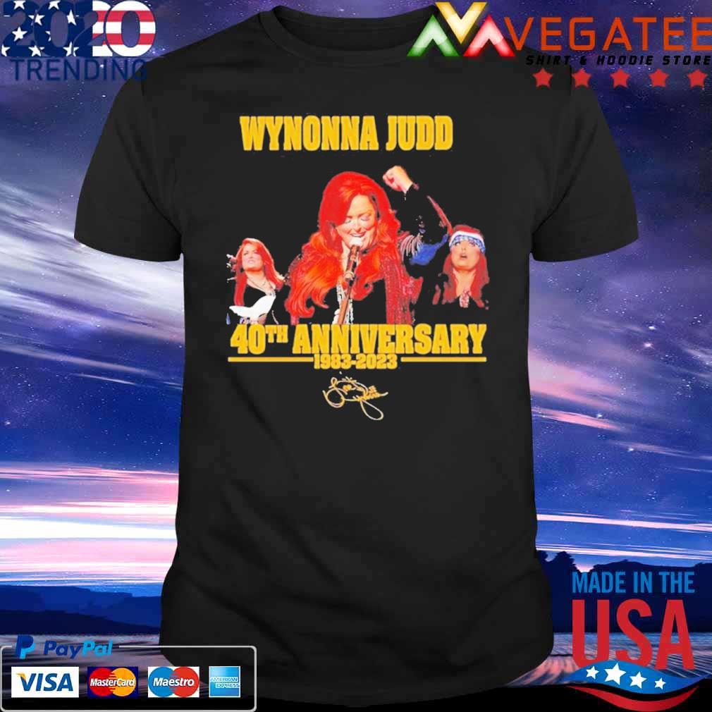 Wynonna Judd 40th anniversary 1983 2023 signature shirt