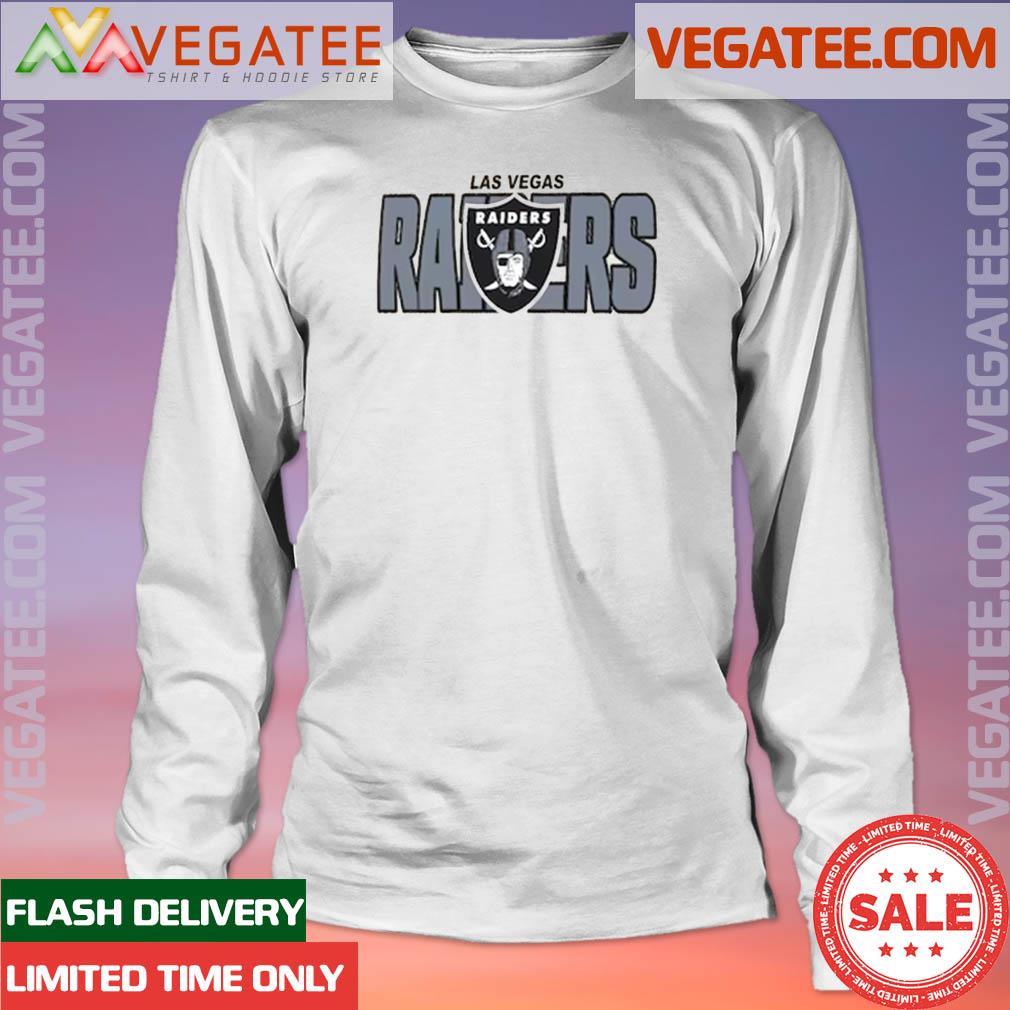 Men's Las Vegas Raiders New Era Black Long Sleeve Hoodie T-Shirt