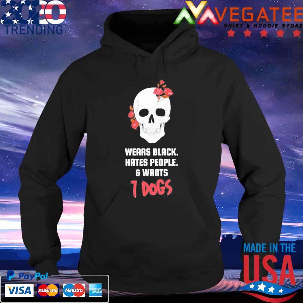 Official wears black hates people and wants 7 dogs s Hoodie