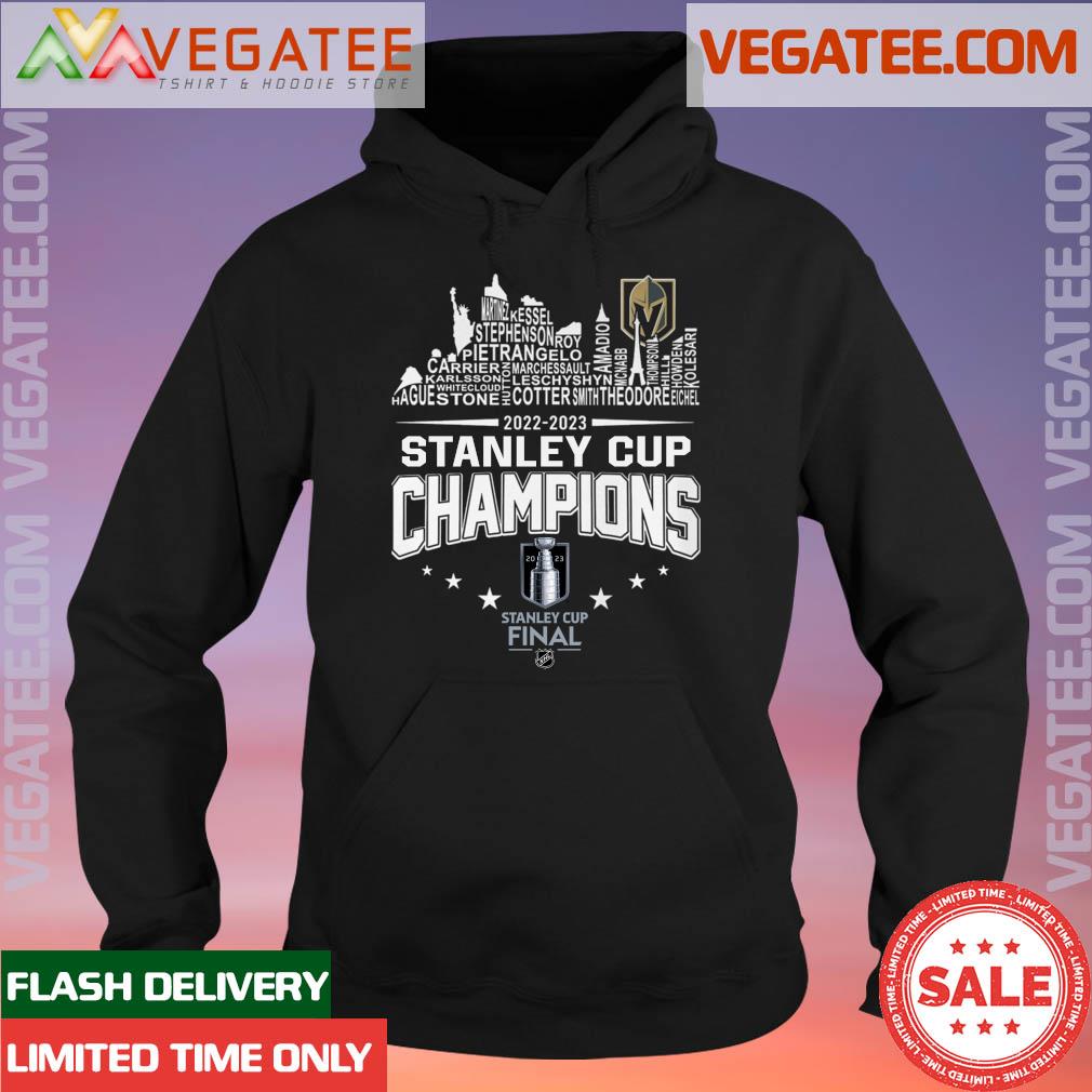 Official Vegas Golden Knights Players Names City Skyline 2023 Stanley Cup  Champions Shirt, hoodie, sweater, long sleeve and tank top