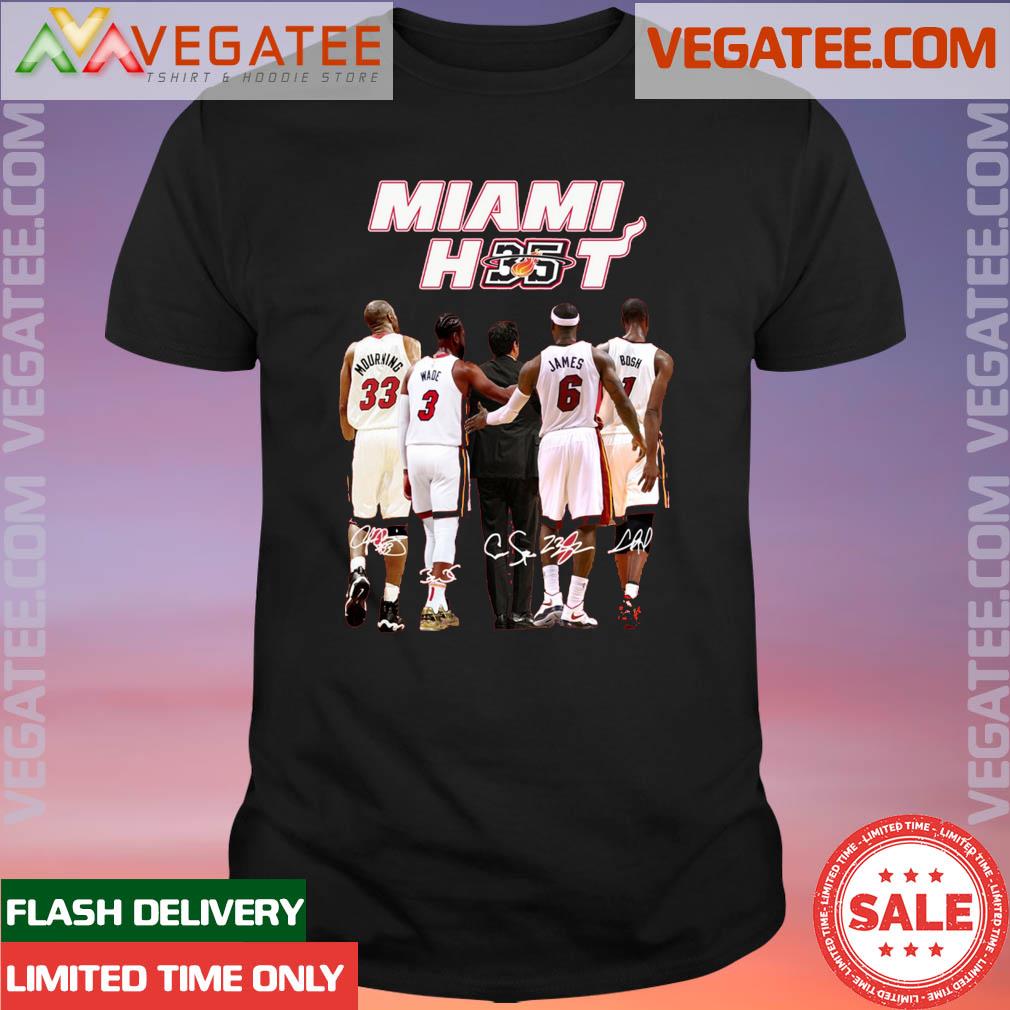 Miami Heat 35th Anniversary James Bosh Wade Shirt, hoodie, sweater, long  sleeve and tank top