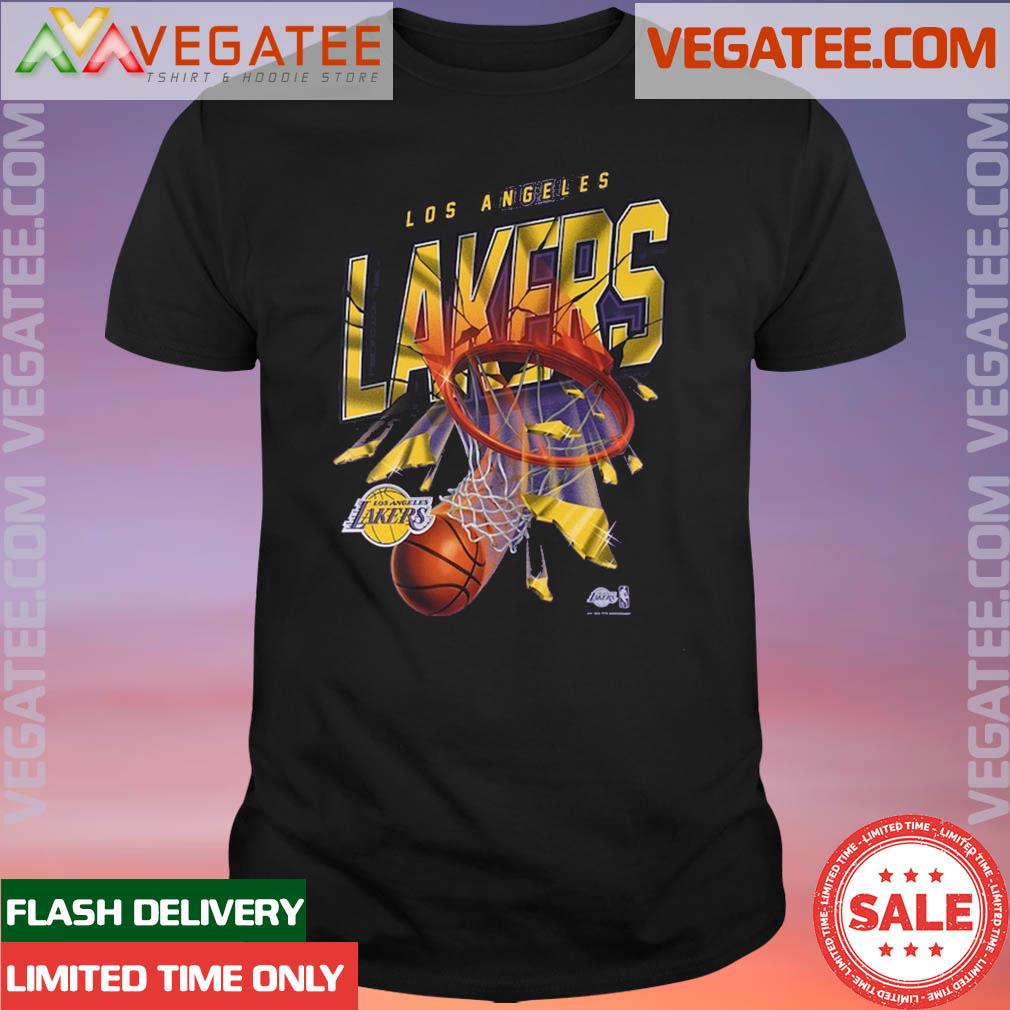 Official Los Angeles Lakers Nike Shattered Logo T-Shirt, hoodie