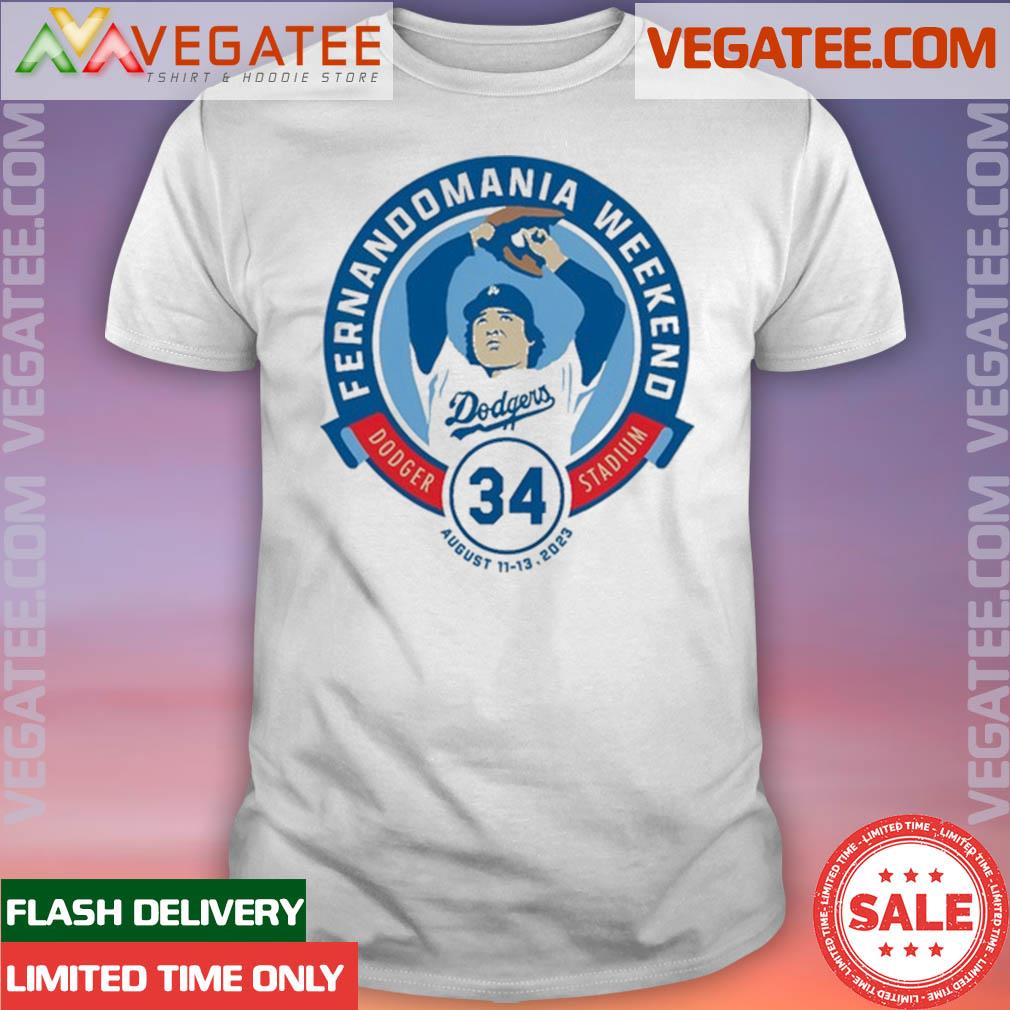 Los Angeles Dodgers Fernandomania Weekend Dodger Stadium 34 Shirt