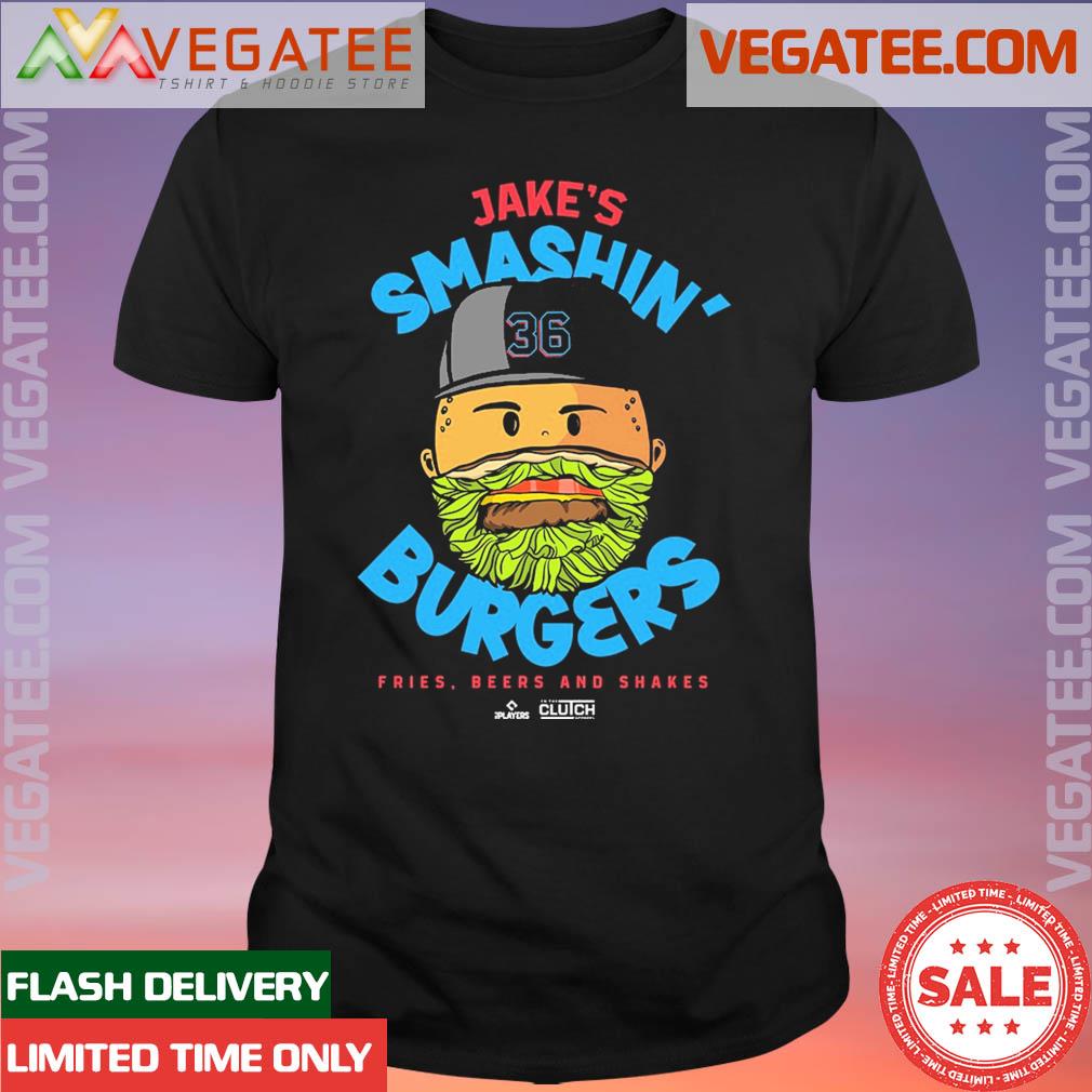 Official Jake Burger Smashin' Burgers Shirt, hoodie, sweater, long sleeve  and tank top