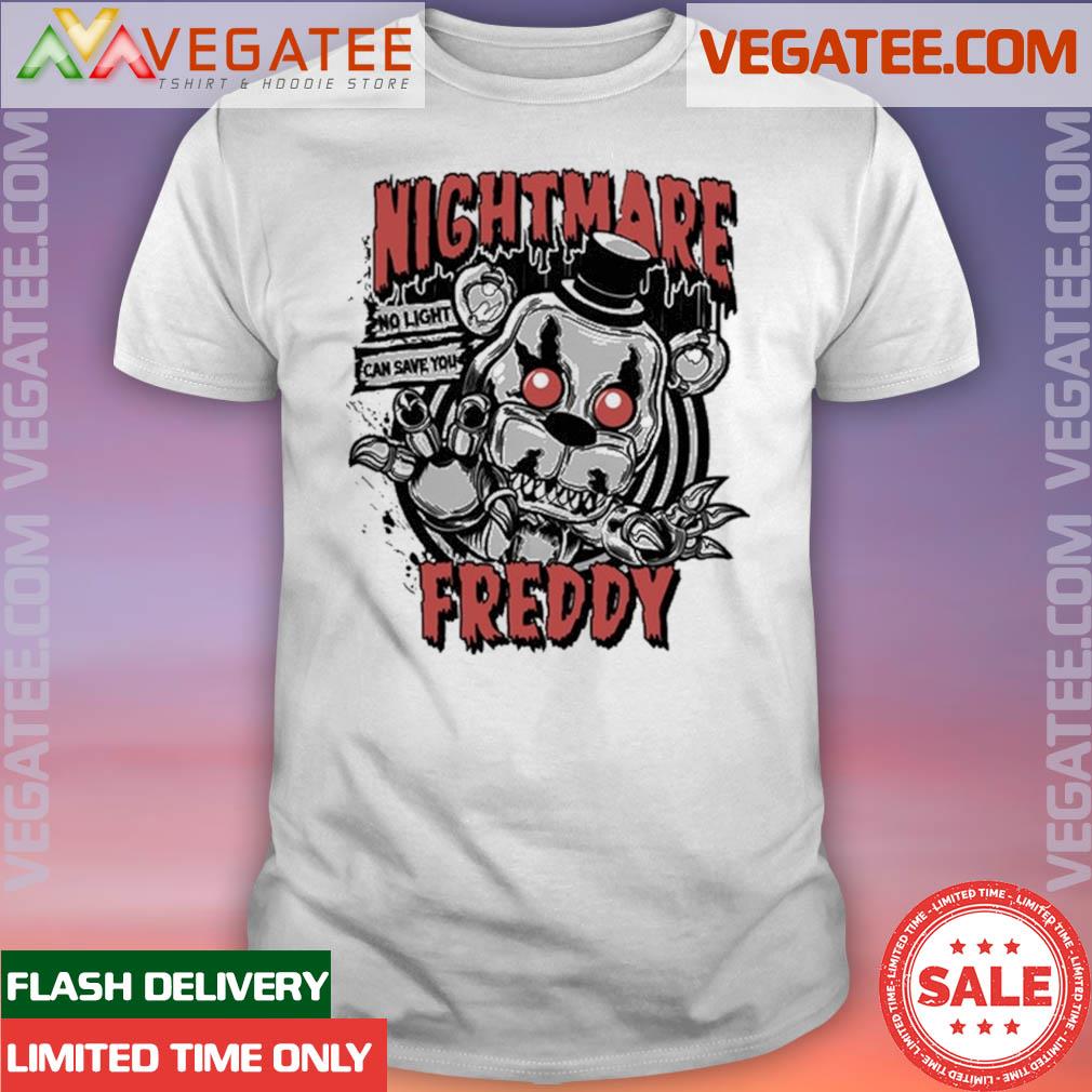 Official funko Nightmare Freddy No Light Can Save You T-Shirt