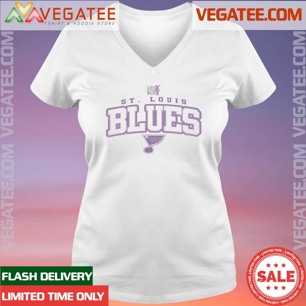 Official St. Louis Blues Levelwear Hockey Fights Cancer Richmond T
