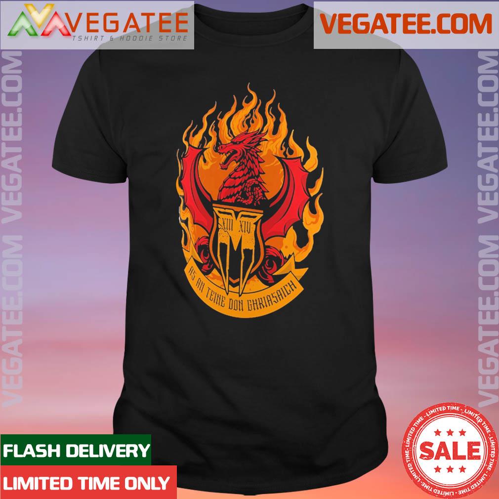 Official drew McIntyre Out of the Fire Orange Flames T-Shirt