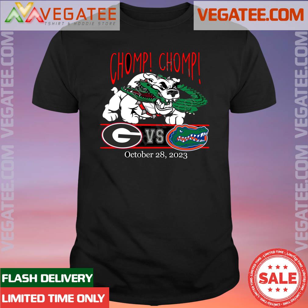 Official georgia Bulldog Chomp Chomp Florida Gator October 28, 2023 Shirt