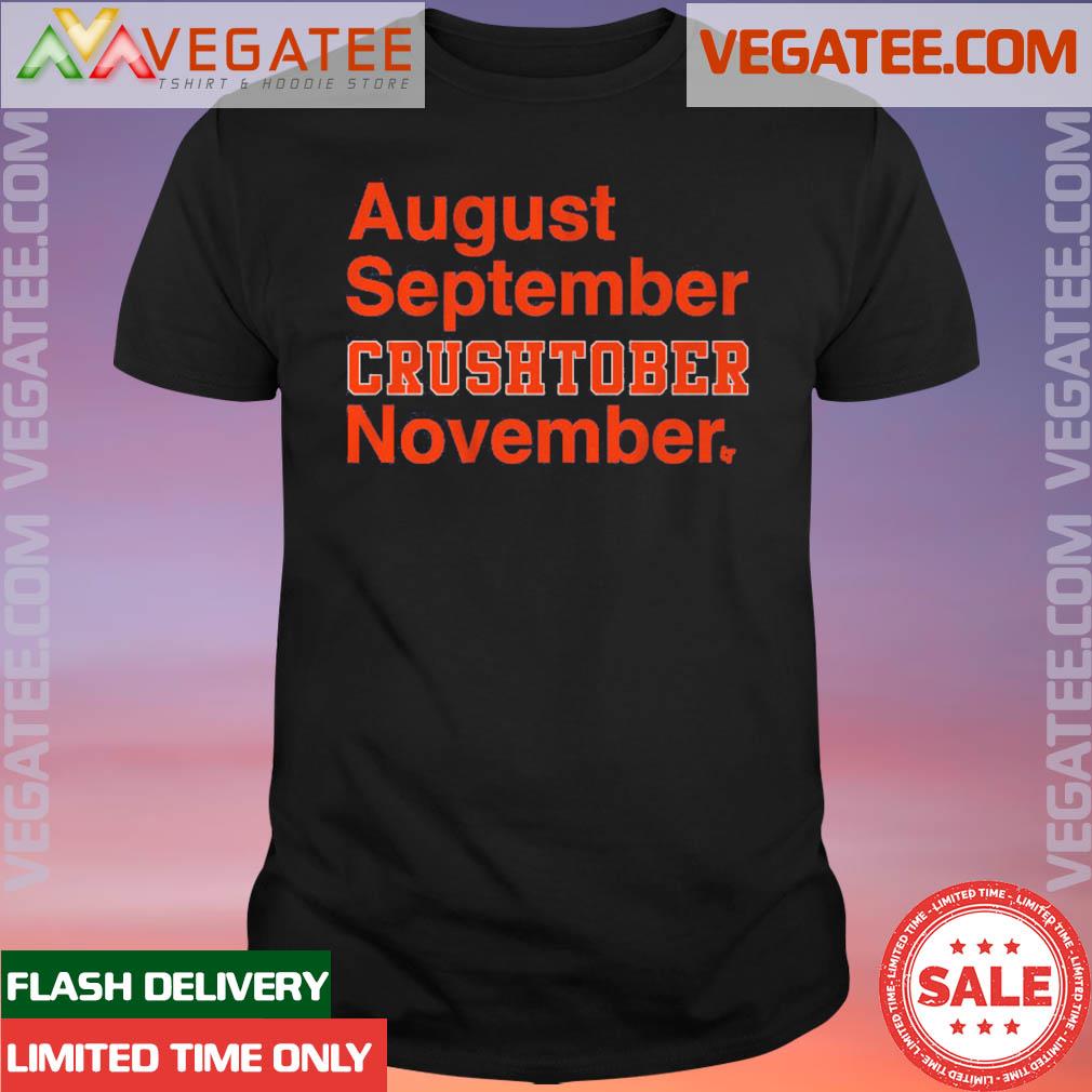Official houston Astros August September Crushtober November Shirt