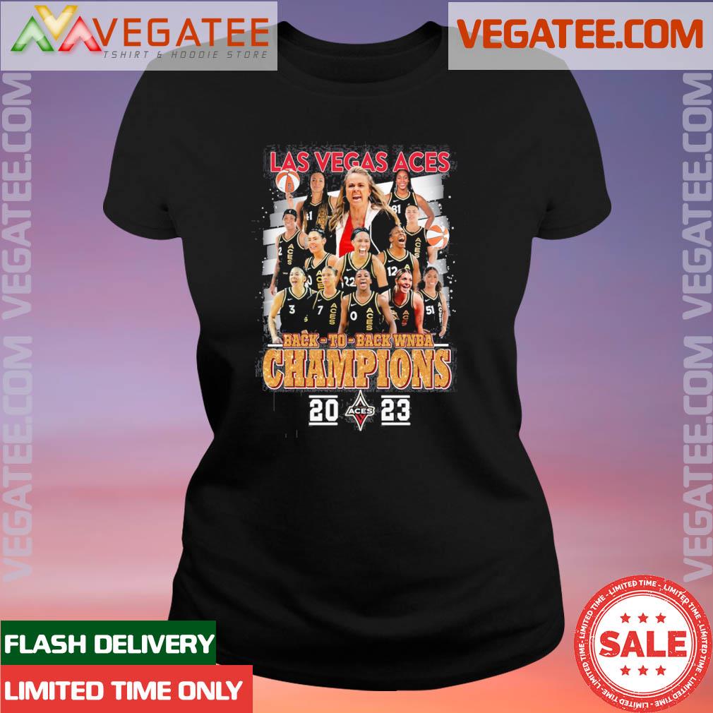 The Las Vegas Aces Back To Back 2023 Wnba Champions History Made Shirt -  Peanutstee
