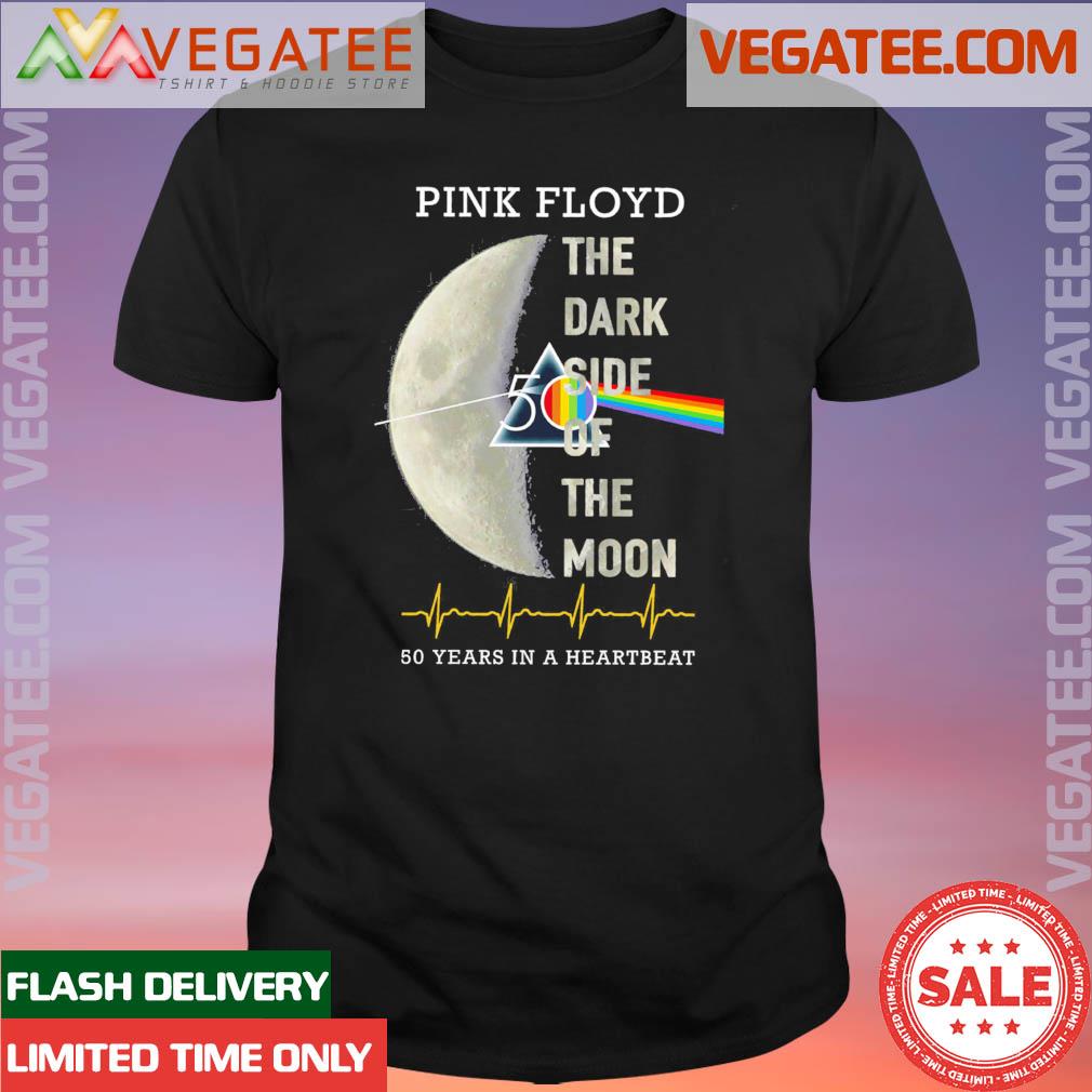 Official original Pink Floyd 50 Years In A Heartbeat The Dark Side Of The Moon Shirt