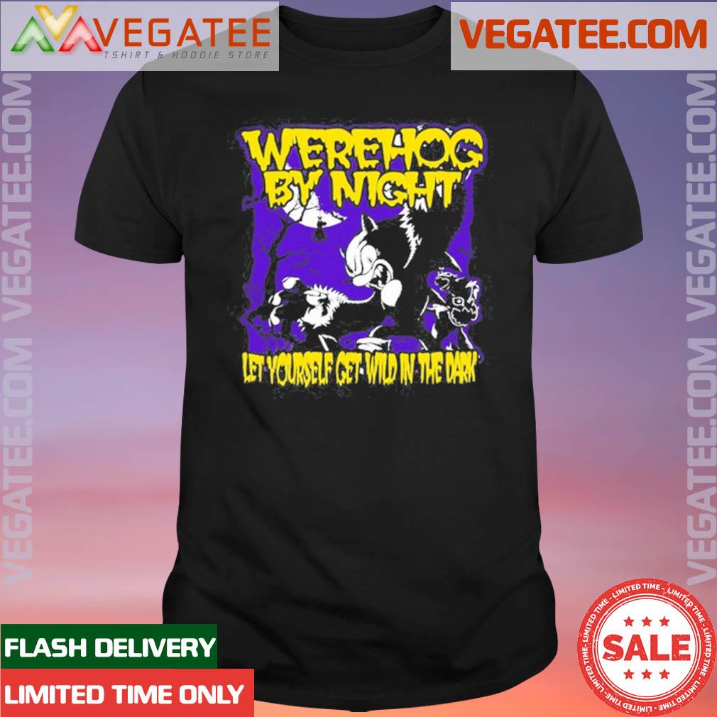 Official sonic The Werehog By Night T-Shirt